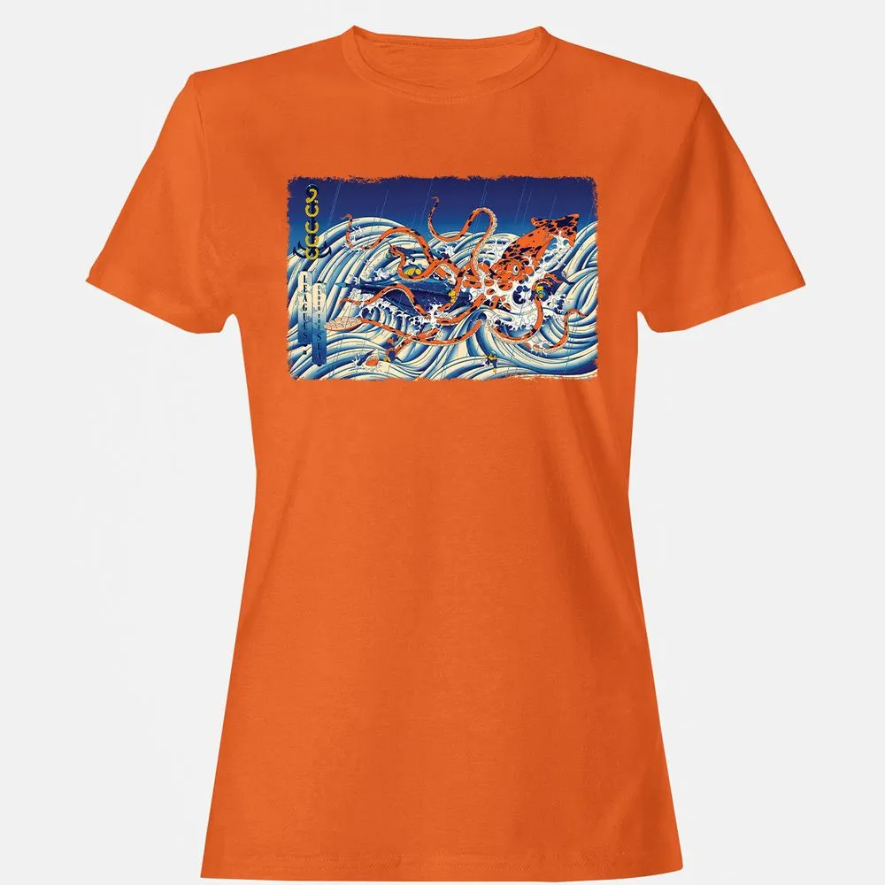 Women's T-Shirt - WXGEWKJG - Orange - 11