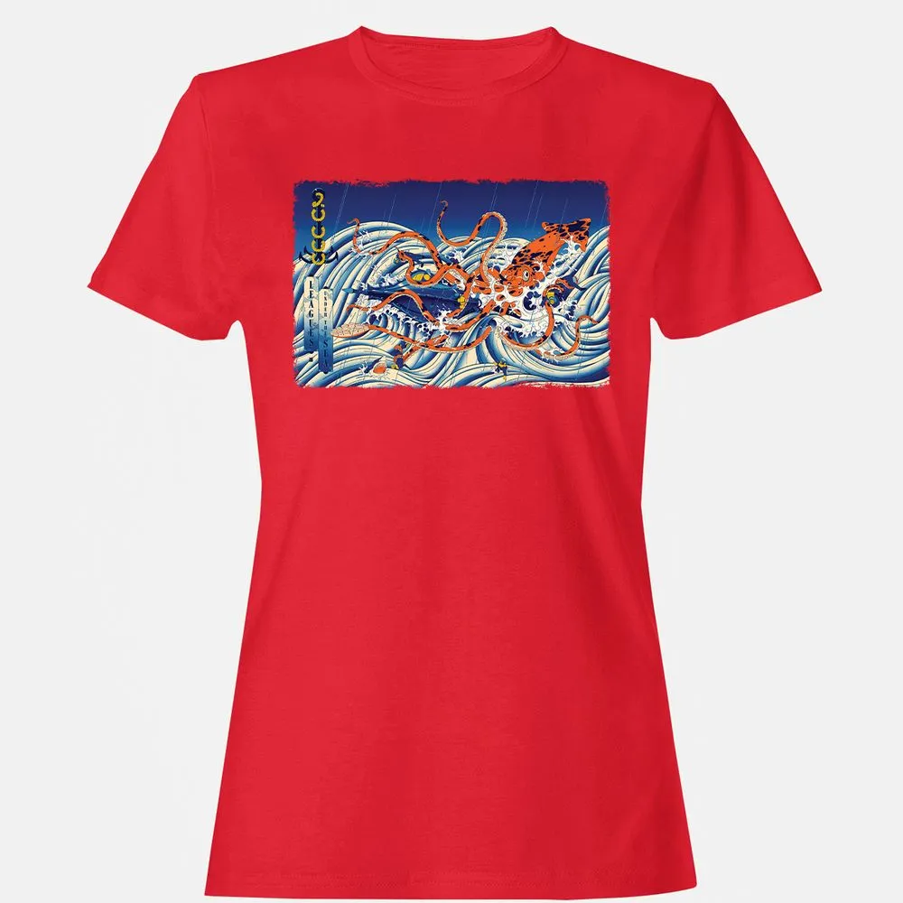 Women's T-Shirt - WXGEWKJG - Red - 13