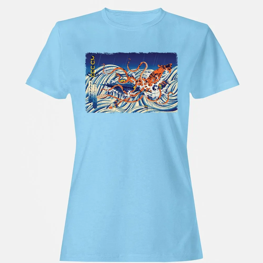 Women's T-Shirt - WXGEWKJG - Light Blue - 8