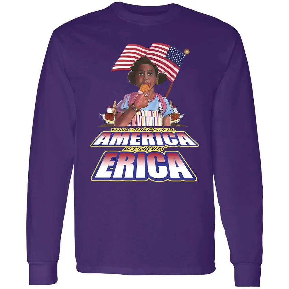 Long Sleeve T-Shirt - WXBU91QL - Purple - 13