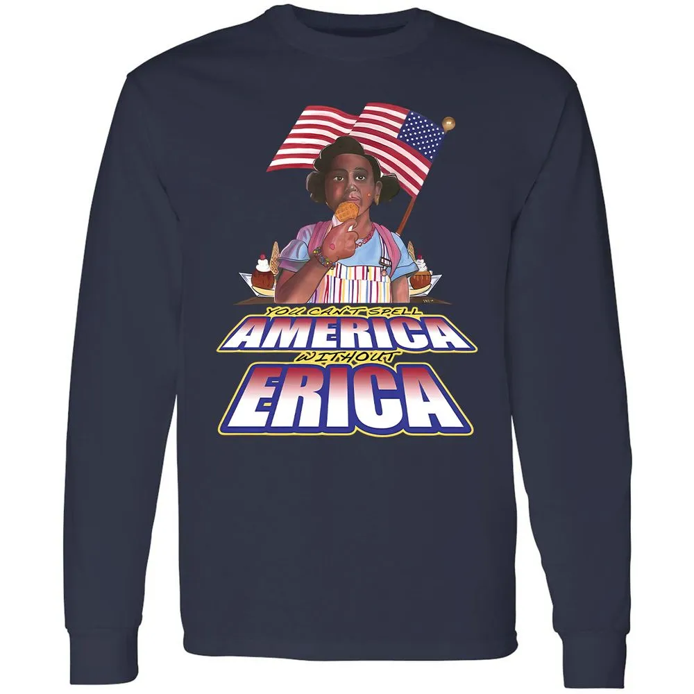 Long Sleeve T-Shirt - WXBU91QL - Navy - 12