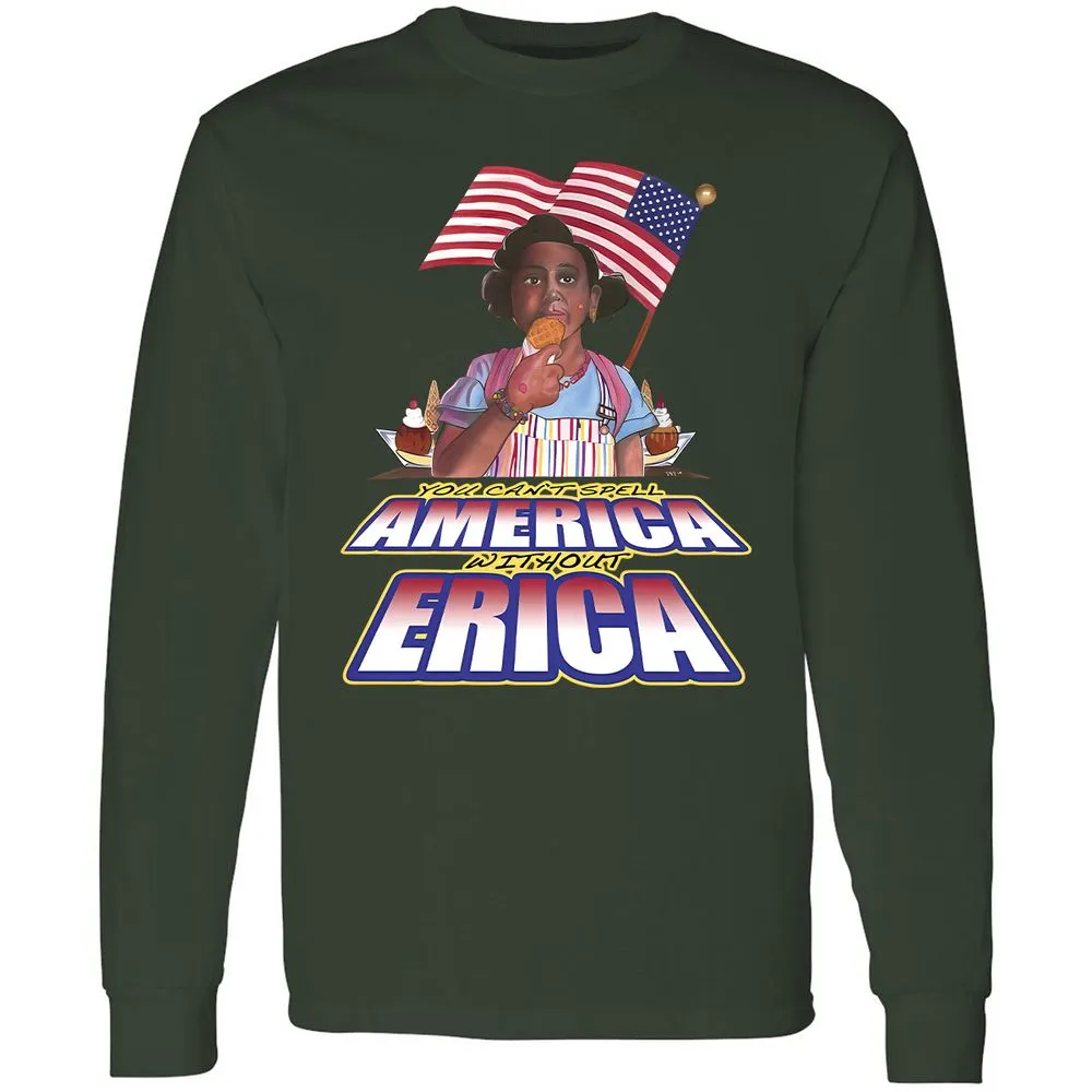 Long Sleeve T-Shirt - WXBU91QL - Forest Green - 8