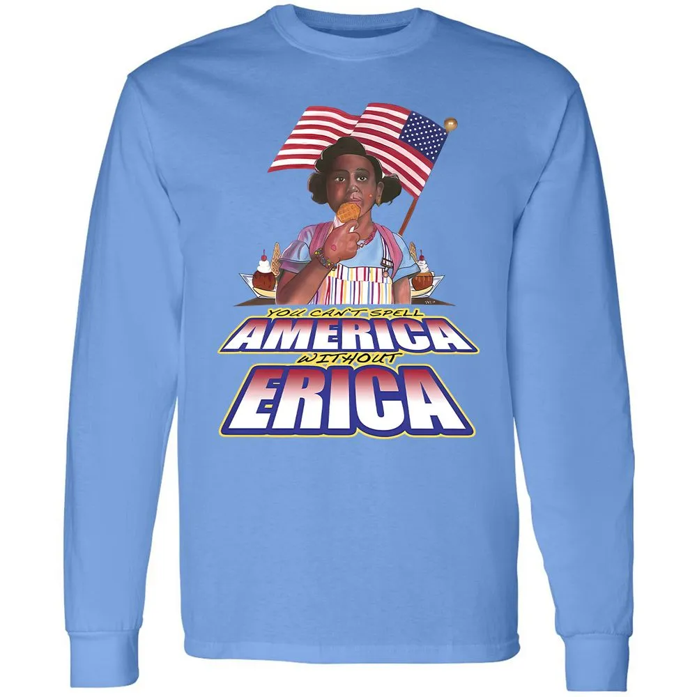 Long Sleeve T-Shirt - WXBU91QL - Carolina Blue - 2