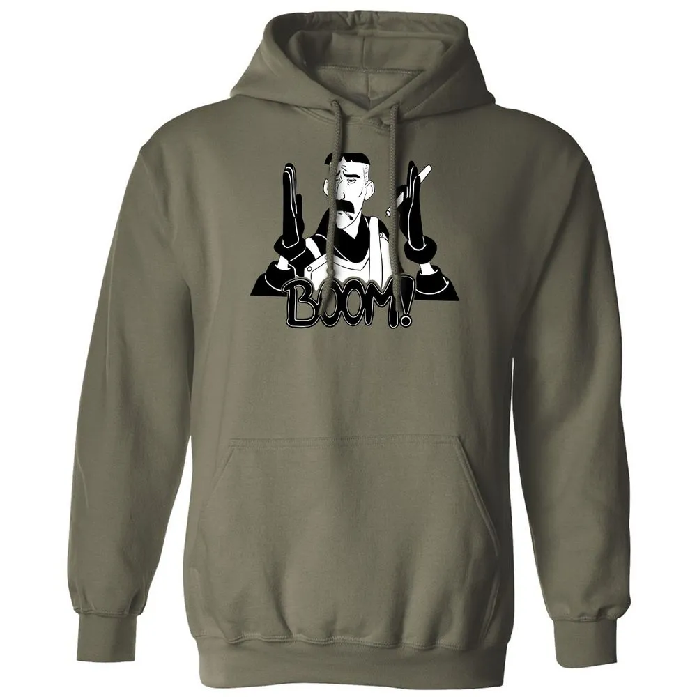 Classic Unisex Hoodie - ZN7JUV1E - Military Green - 4