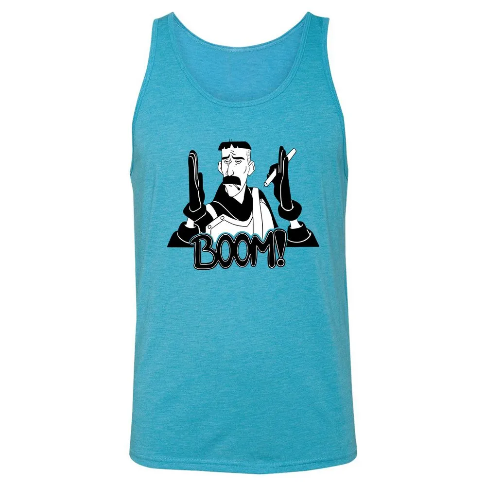 Unisex Jersey Tank - WNWDYXPA - Aqua Triblend - 3