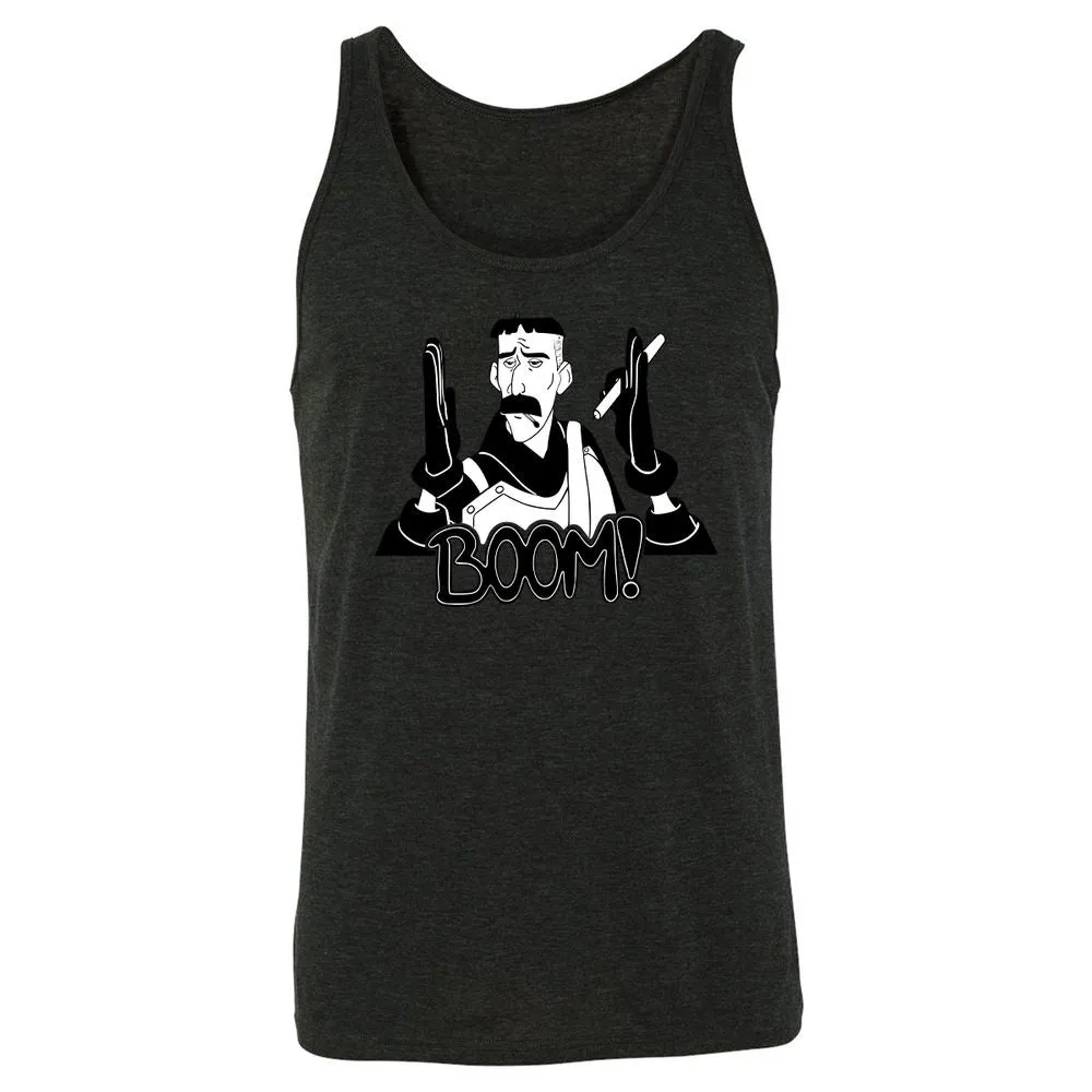 Unisex Jersey Tank - WNWDYXPA - Charcoal Black Triblend - 5