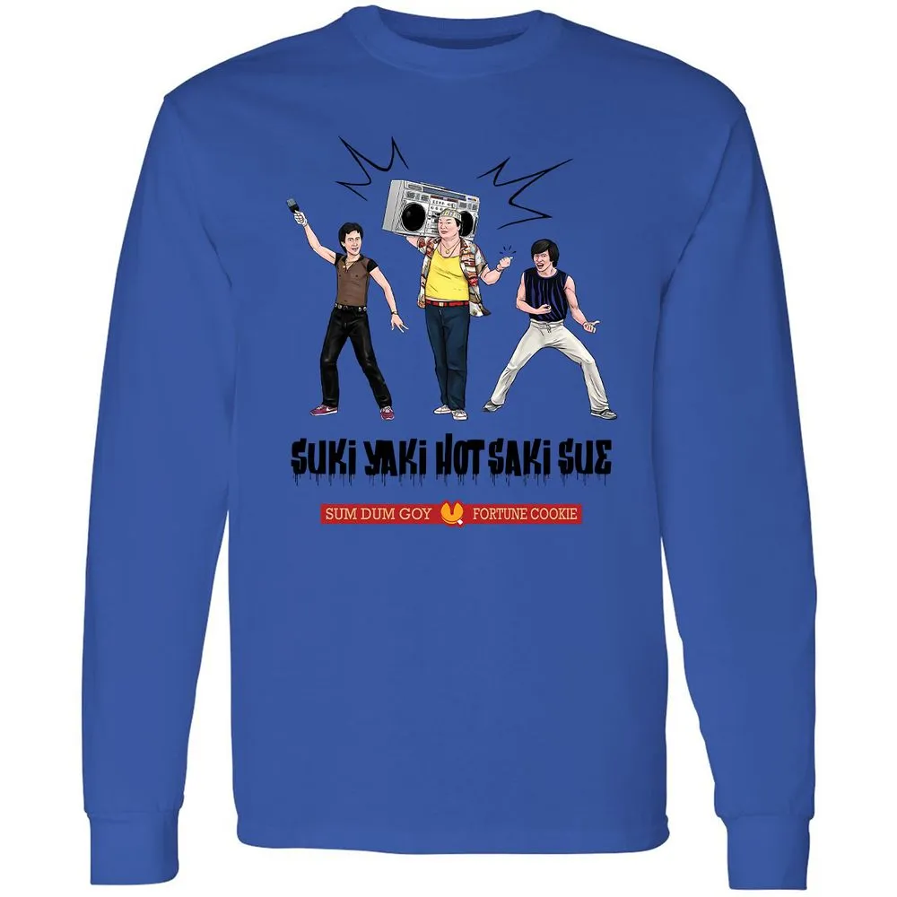 Long Sleeve T-Shirt - B7ABTDC1 - Royal - 4