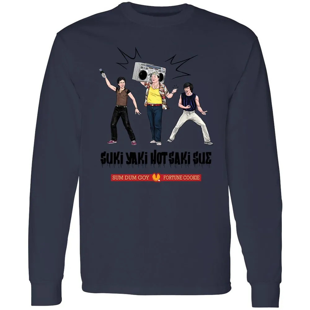 Long Sleeve T-Shirt - B7ABTDC1 - Navy - 12