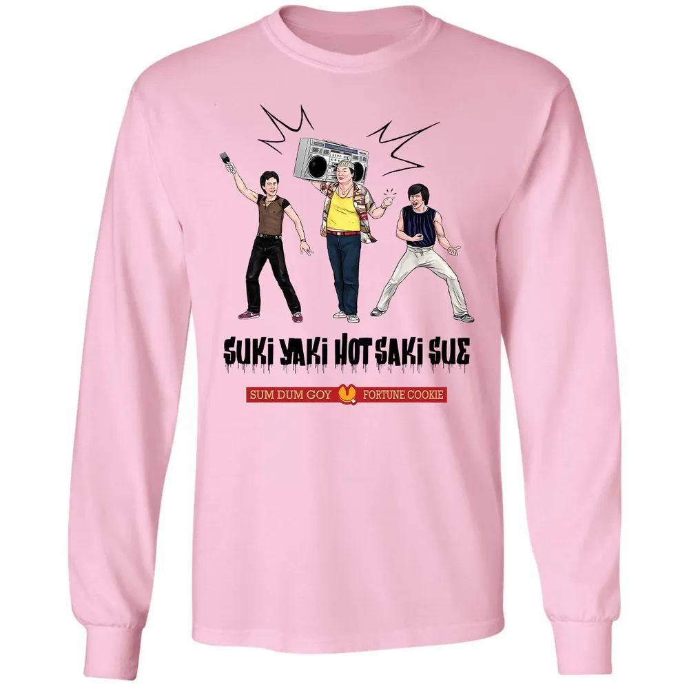 Long Sleeve T-Shirt - B7ABTDC1 - Light Pink - 3