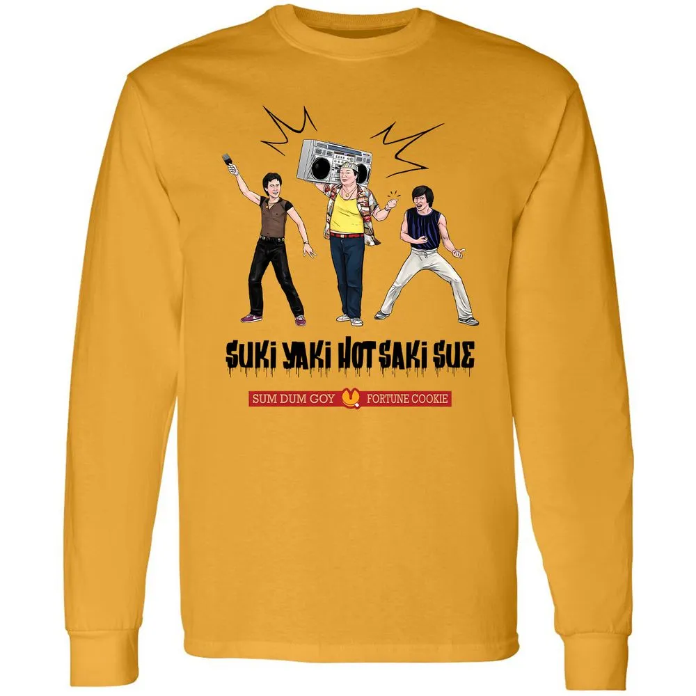 Long Sleeve T-Shirt - B7ABTDC1 - Gold - 9