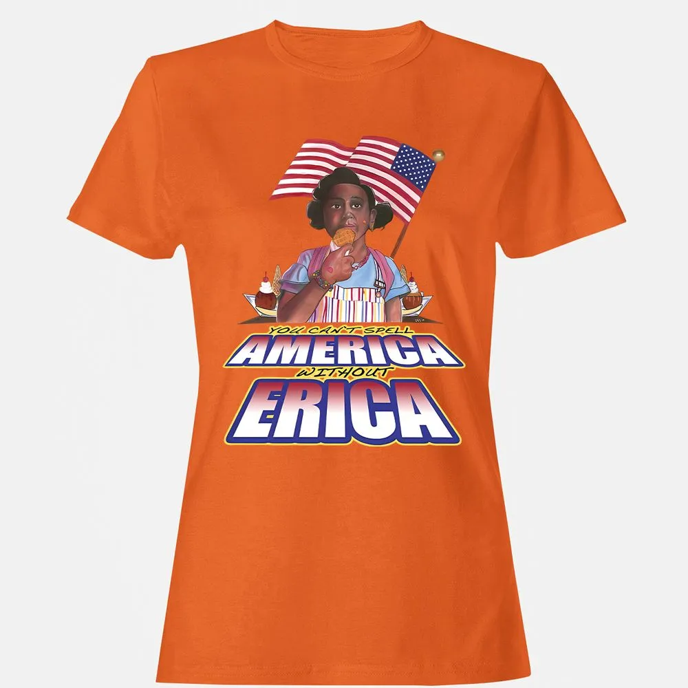 Women's T-Shirt - VK1CMPPQ - Orange - 11