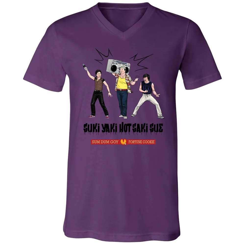 Unisex V-Neck T-Shirt - 5M8HTKHM - Team Purple - 2