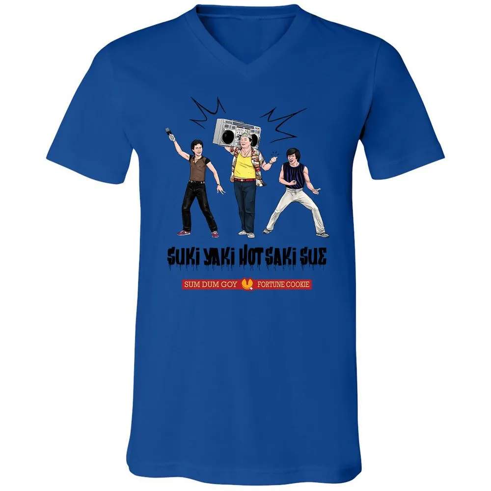 Unisex V-Neck T-Shirt - 5M8HTKHM - True Royal - 4
