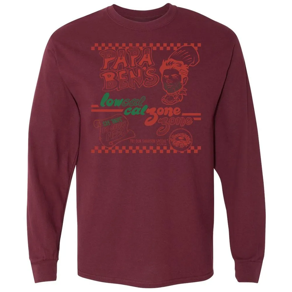 Long Sleeve T-Shirt - 9KTF3LH9 - Maroon - 11