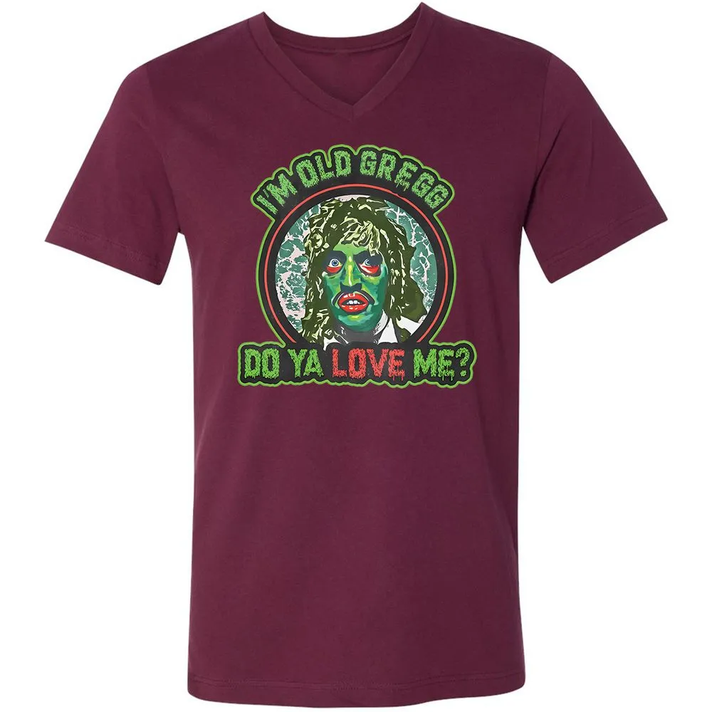 Unisex V-Neck T-Shirt - C1CJ1SWA - Maroon - 6