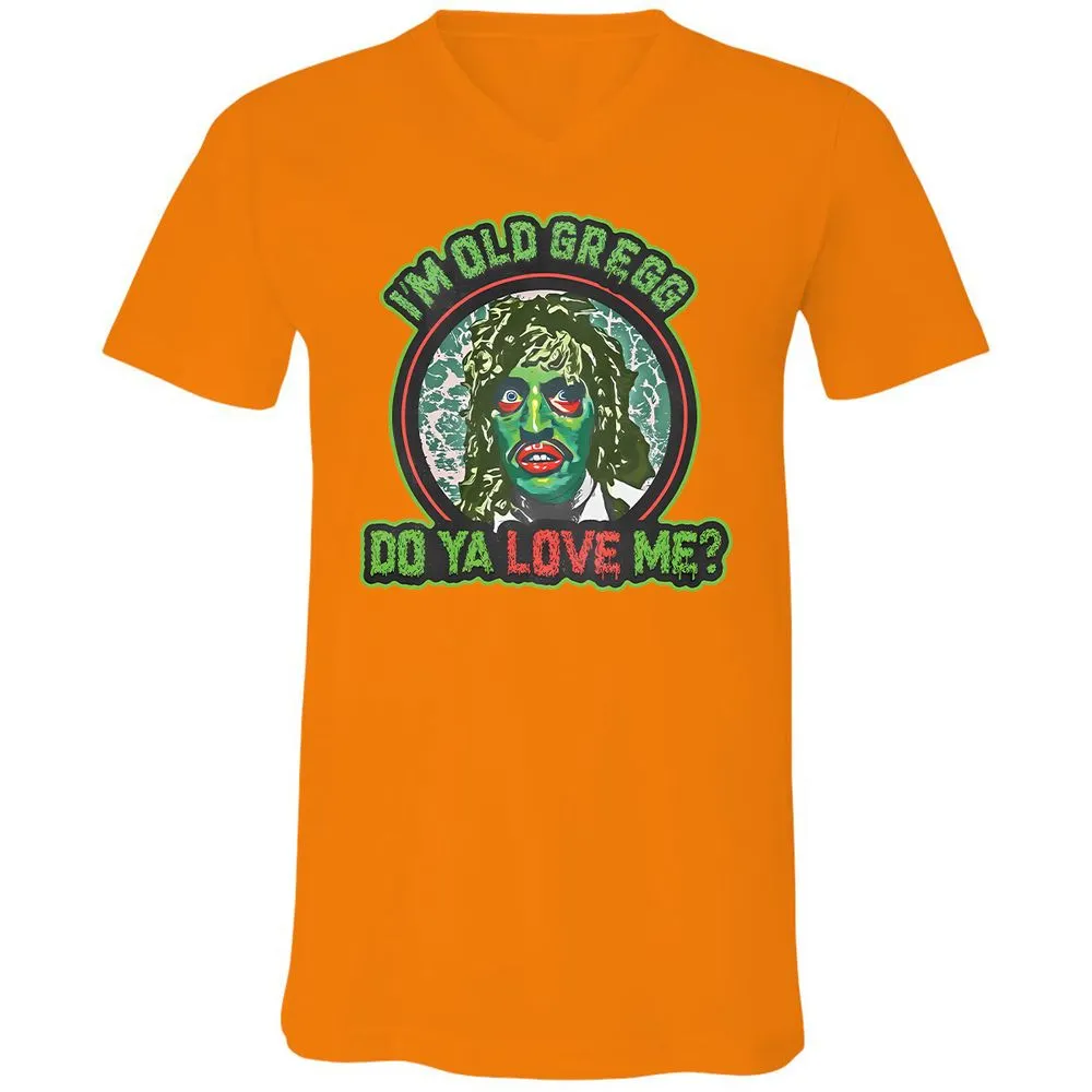 Unisex V-Neck T-Shirt - C1CJ1SWA - Orange - 11