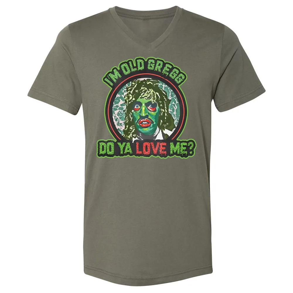 Unisex V-Neck T-Shirt - C1CJ1SWA - Military Green - 10