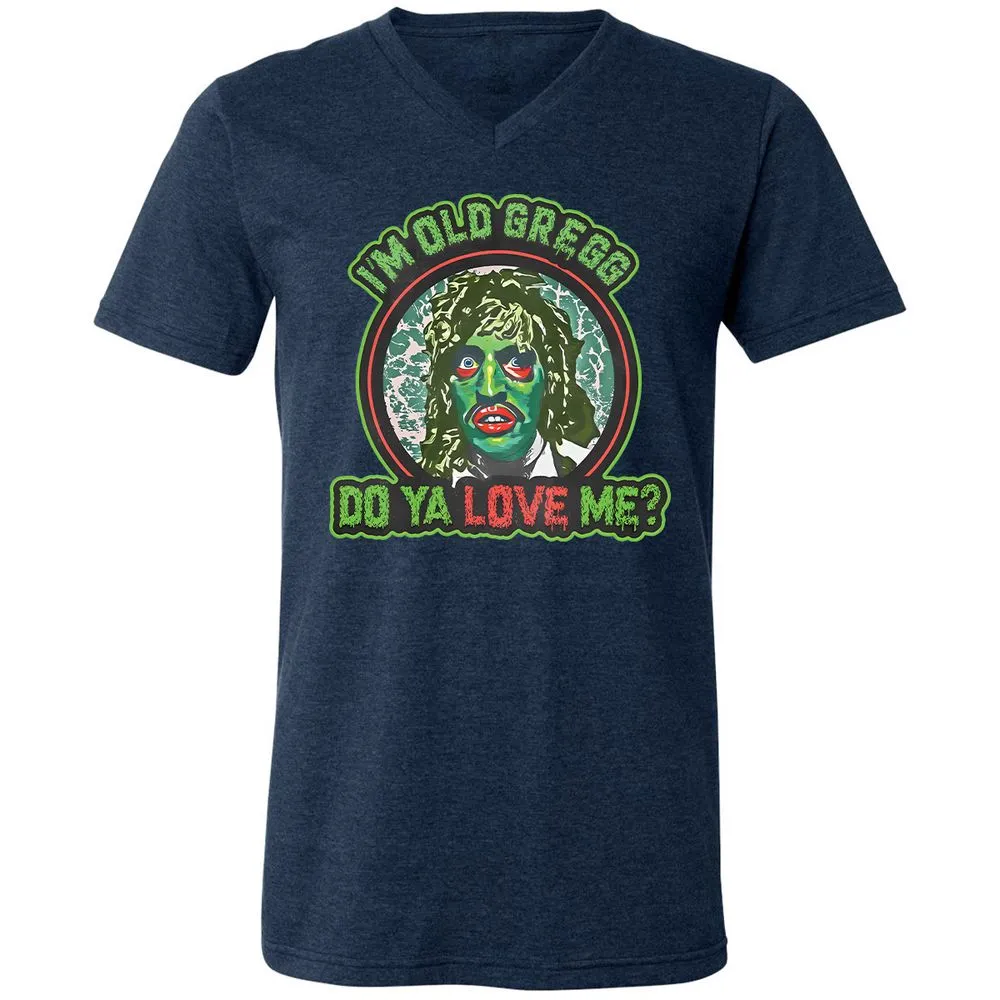 Unisex V-Neck T-Shirt - C1CJ1SWA - Heather Navy - 15