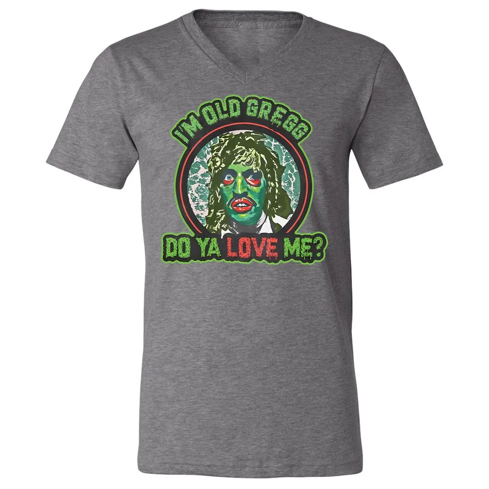 Unisex V-Neck T-Shirt - C1CJ1SWA - Deep Heather - 13
