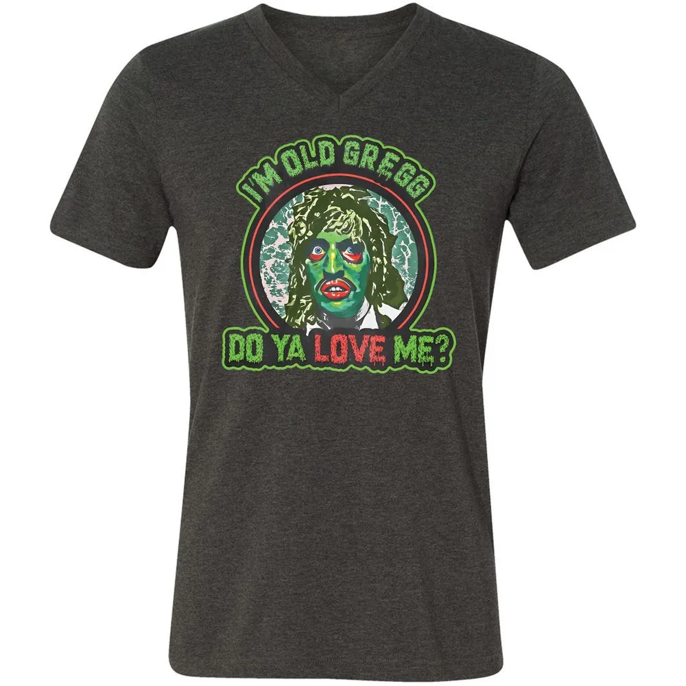 Unisex V-Neck T-Shirt - C1CJ1SWA - Dark Grey Heather - 8
