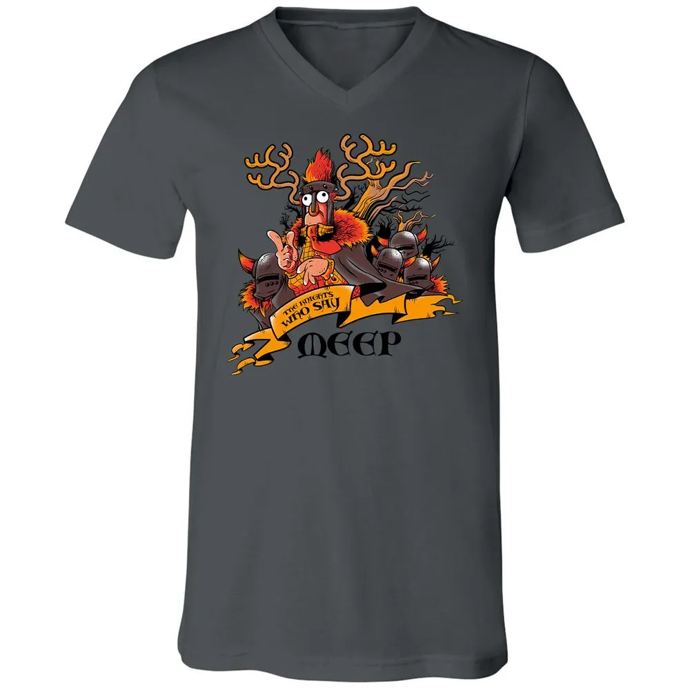 Unisex V-Neck T-Shirt - 7JBZLAWQ - Asphalt - 12