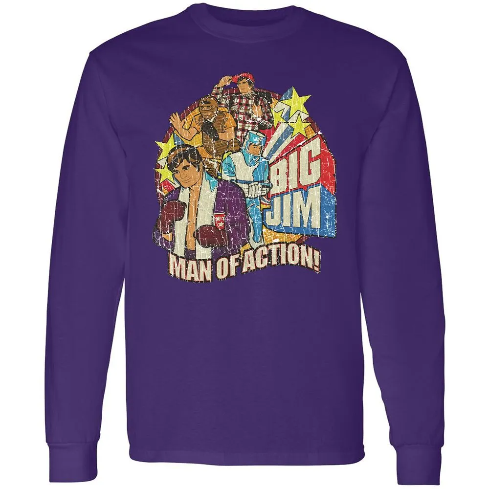 Long Sleeve T-Shirt - WGT6ACF3 - Purple - 13