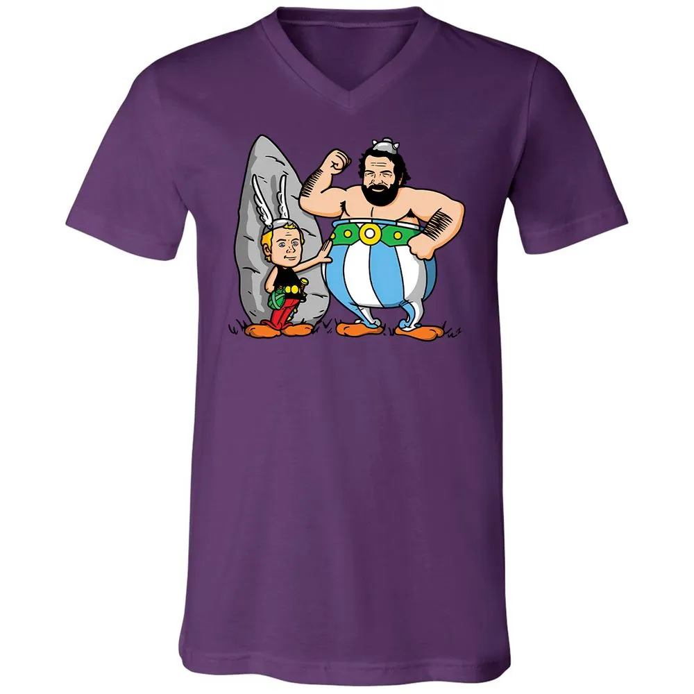 Unisex V-Neck T-Shirt - Y1AS78VN - Team Purple - 2