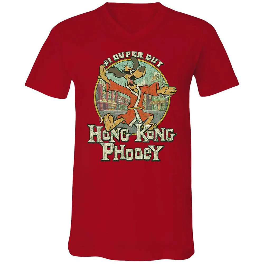 Unisex V-Neck T-Shirt - JEVKKG29 - Red - 3