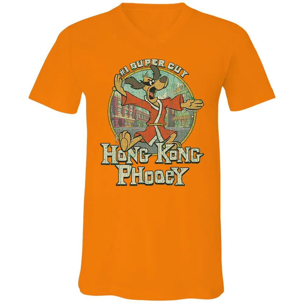Unisex V-Neck T-Shirt - JEVKKG29 - Orange - 11
