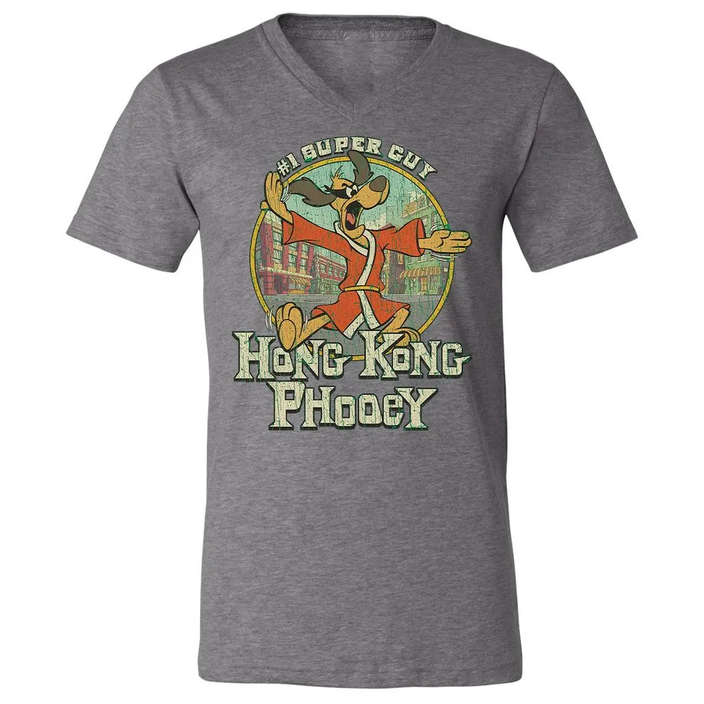 Unisex V-Neck T-Shirt - JEVKKG29 - Deep Heather - 13