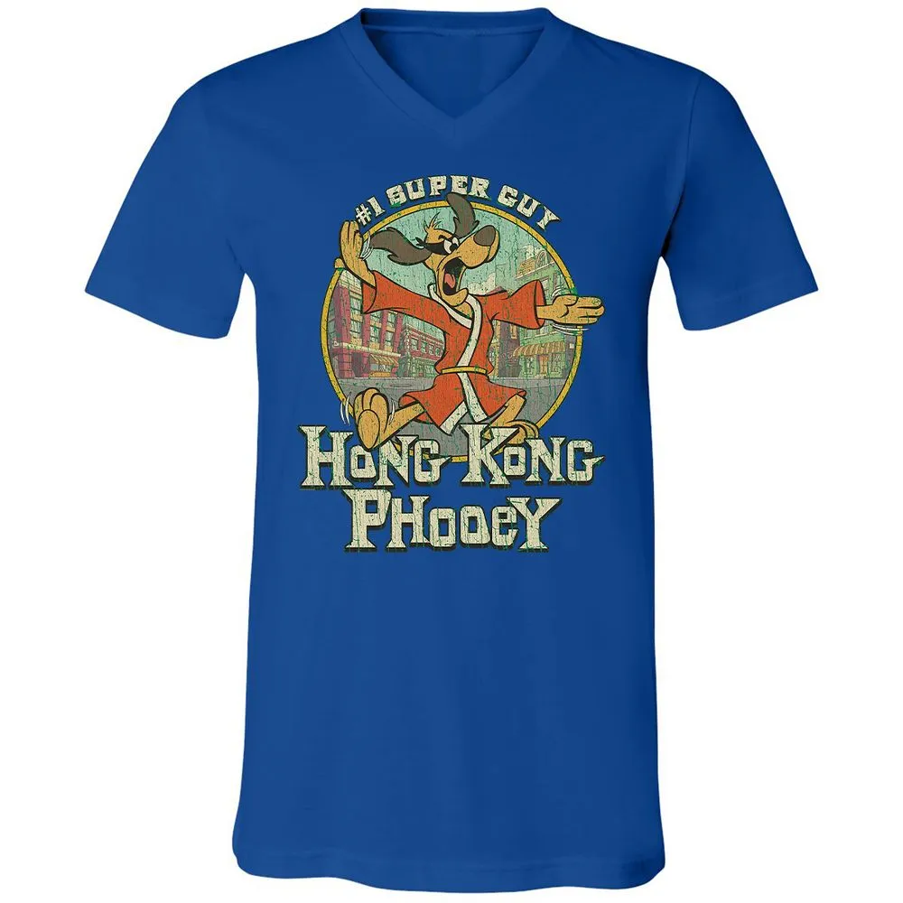 Unisex V-Neck T-Shirt - JEVKKG29 - True Royal - 4