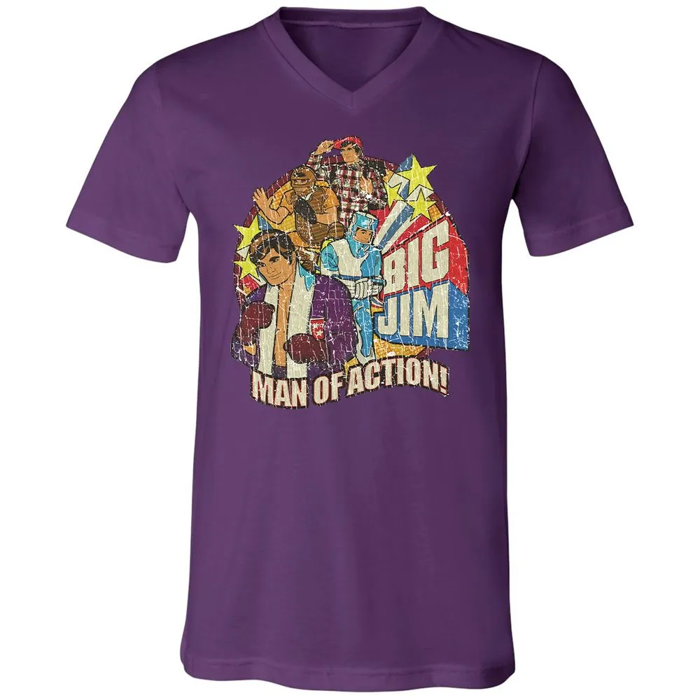 Unisex V-Neck T-Shirt - 1R9TCSEJ - Team Purple - 2