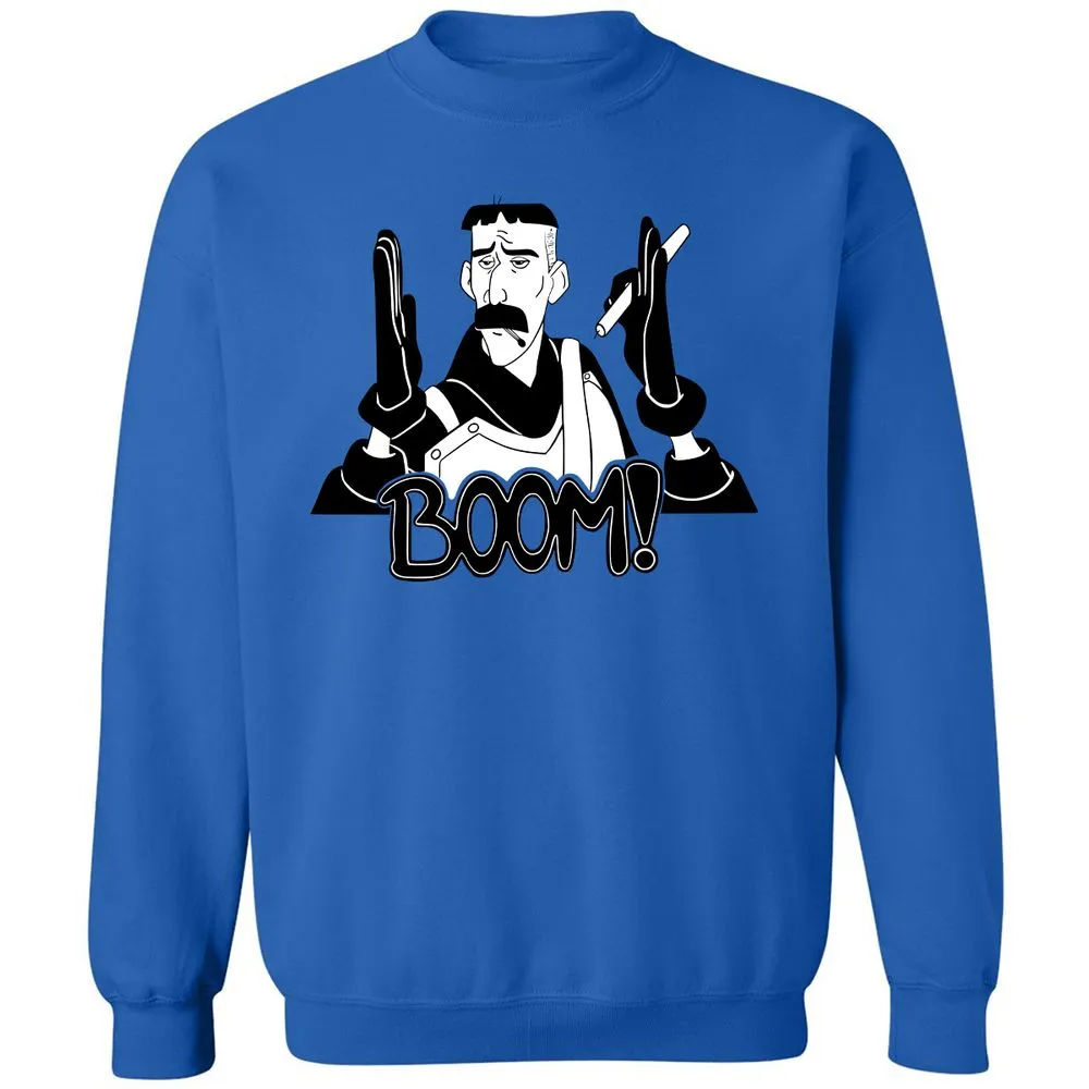 Classic Unisex Sweatshirt - LRGQT1U6 - Royal - 9