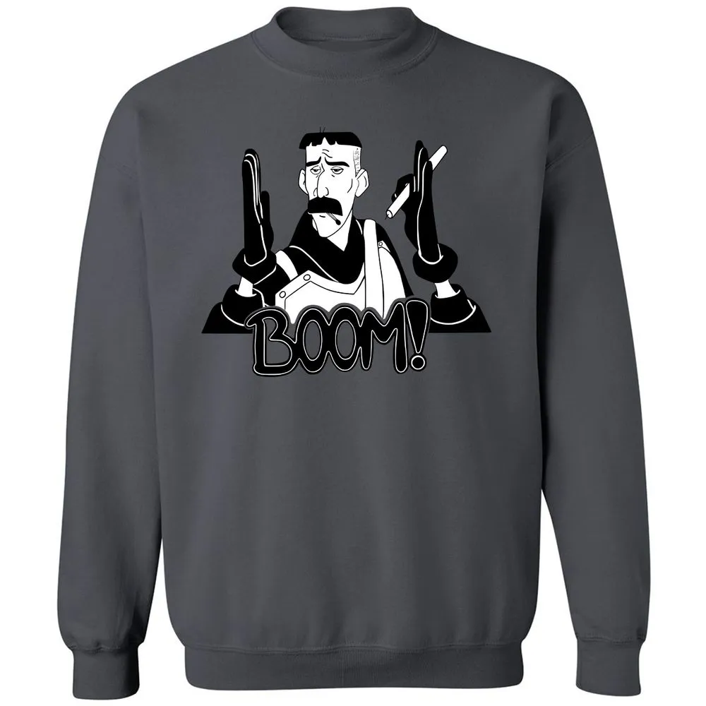 Classic Unisex Sweatshirt - LRGQT1U6 - Charcoal - 7