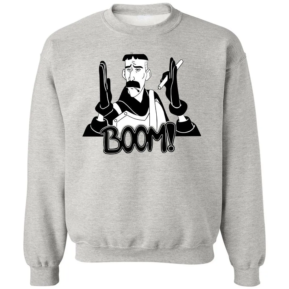 Classic Unisex Sweatshirt - LRGQT1U6 - Ash - 2