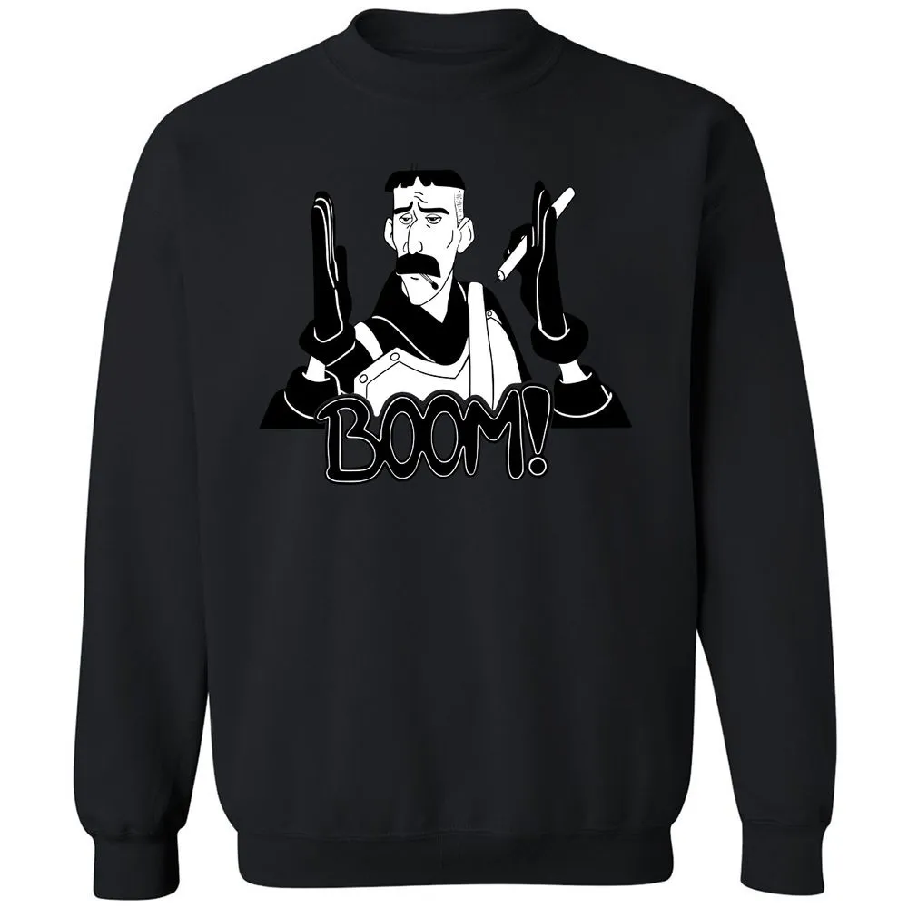 Classic Unisex Sweatshirt - LRGQT1U6 - Black - 12