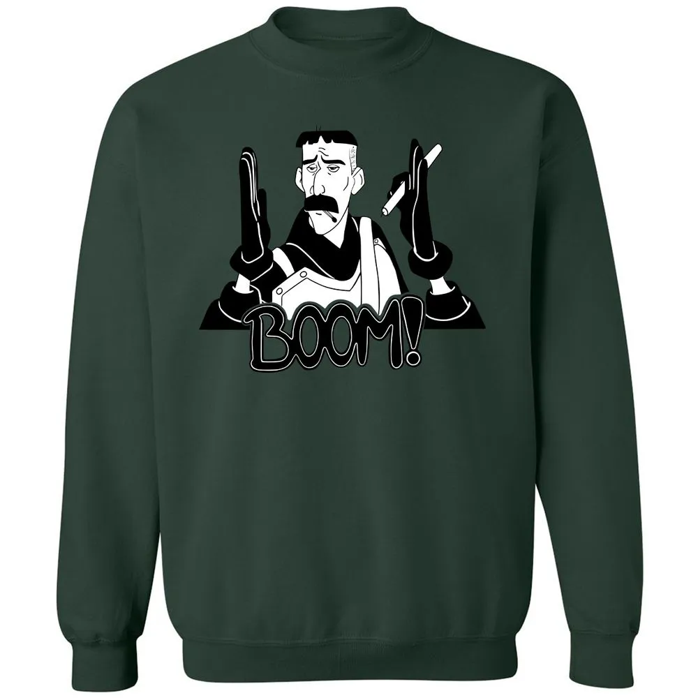 Classic Unisex Sweatshirt - LRGQT1U6 - Forest Green - 4