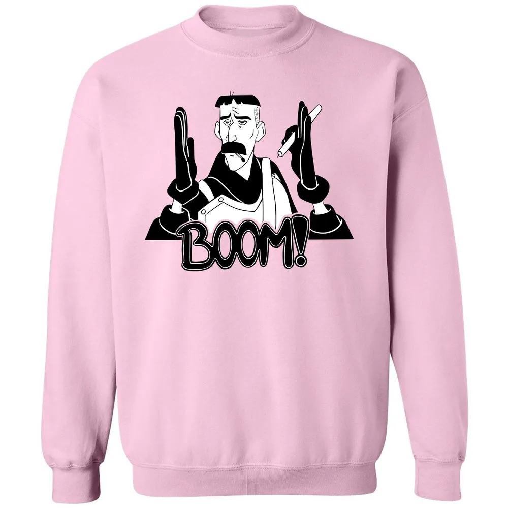 Classic Unisex Sweatshirt - LRGQT1U6 - Light Pink - 3