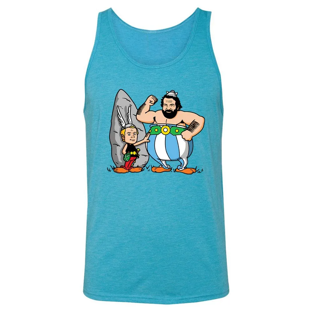 Unisex Jersey Tank - 28M3ZX8A - Aqua Triblend - 3