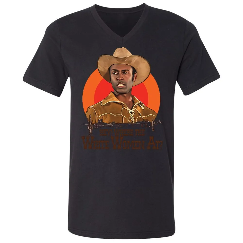 Unisex V-Neck T-Shirt - 3L811JBC - Black - 16