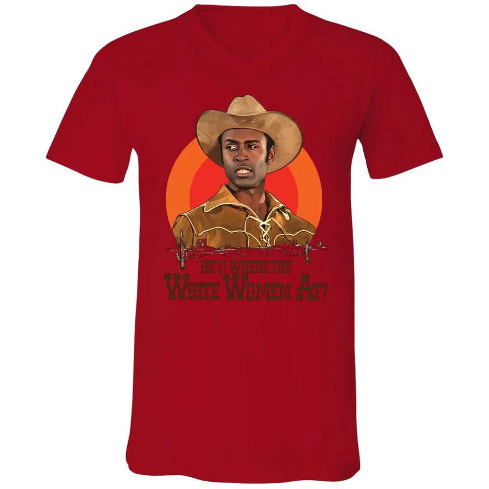 Unisex V-Neck T-Shirt - 3L811JBC - Red - 3