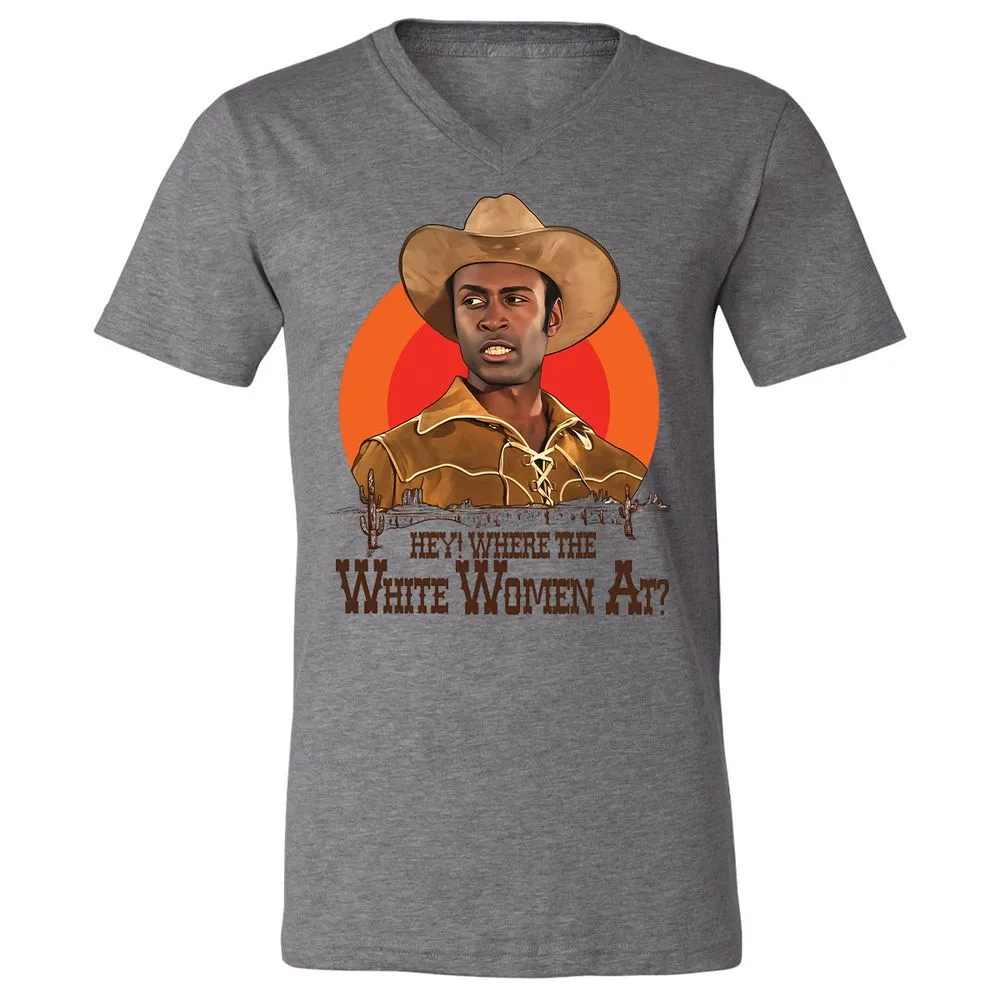 Unisex V-Neck T-Shirt - 3L811JBC - Deep Heather - 13