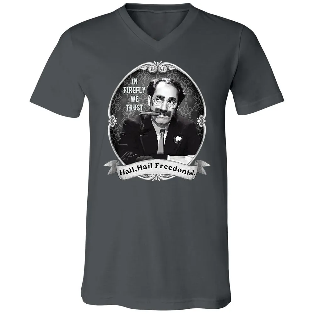 Unisex V-Neck T-Shirt - GYHSVRNG - Asphalt - 12