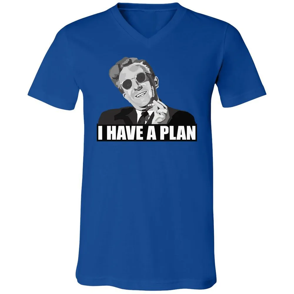 Unisex V-Neck T-Shirt - HH31H6C1 - True Royal - 4