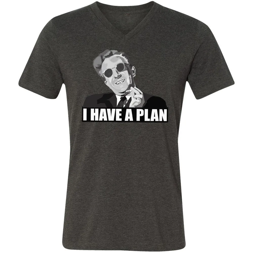 Unisex V-Neck T-Shirt - HH31H6C1 - Dark Grey Heather - 8