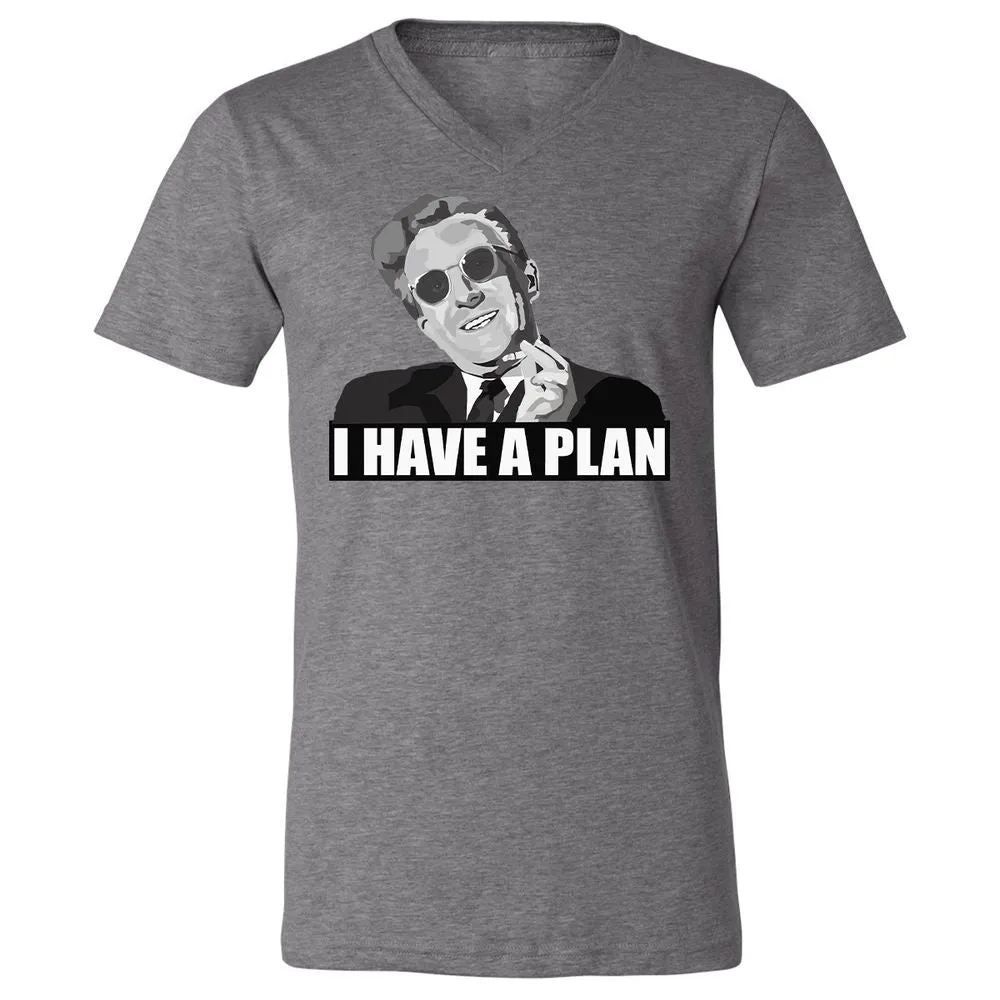Unisex V-Neck T-Shirt - HH31H6C1 - Deep Heather - 13
