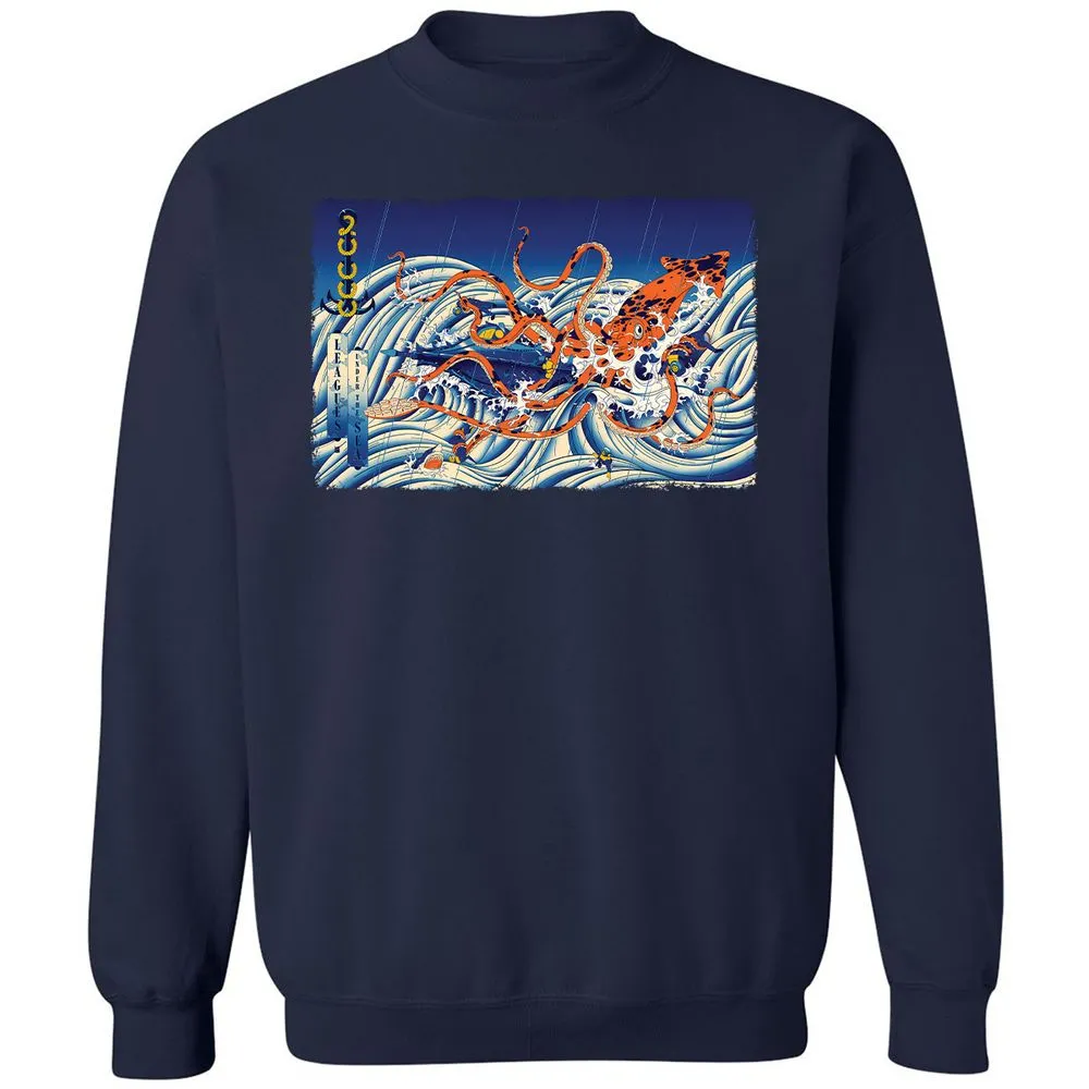 Classic Unisex Sweatshirt - B91HQZ55 - Navy - 8