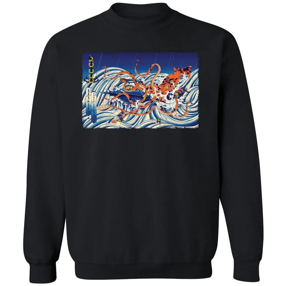 Classic Unisex Sweatshirt - B91HQZ55 - Black - 12