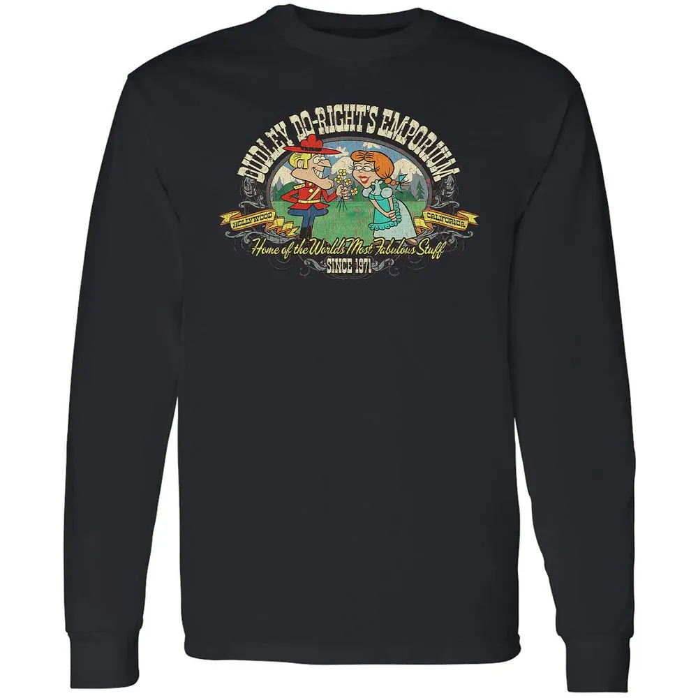 Long Sleeve T-Shirt - UQJM8KDW - Black - 16