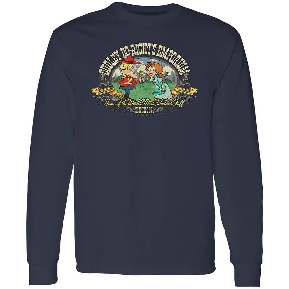 Long Sleeve T-Shirt - UQJM8KDW - Navy - 12
